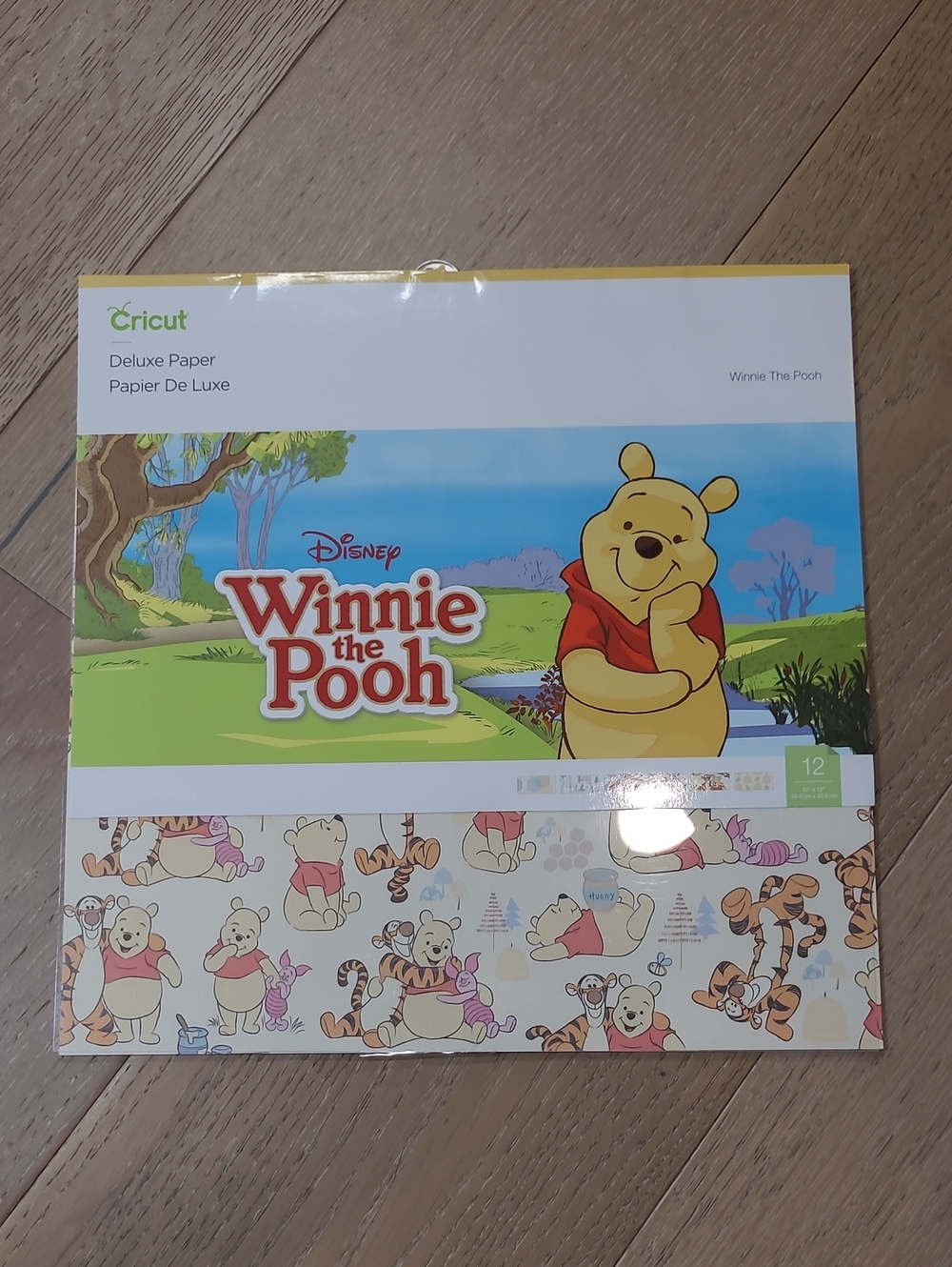 New Cricut Winnie the Pooh Artwork Deluxe Paper Pack - 12x12 Heavy Card Stock